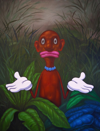 Welcome, 190x145, ol na pl, 2024